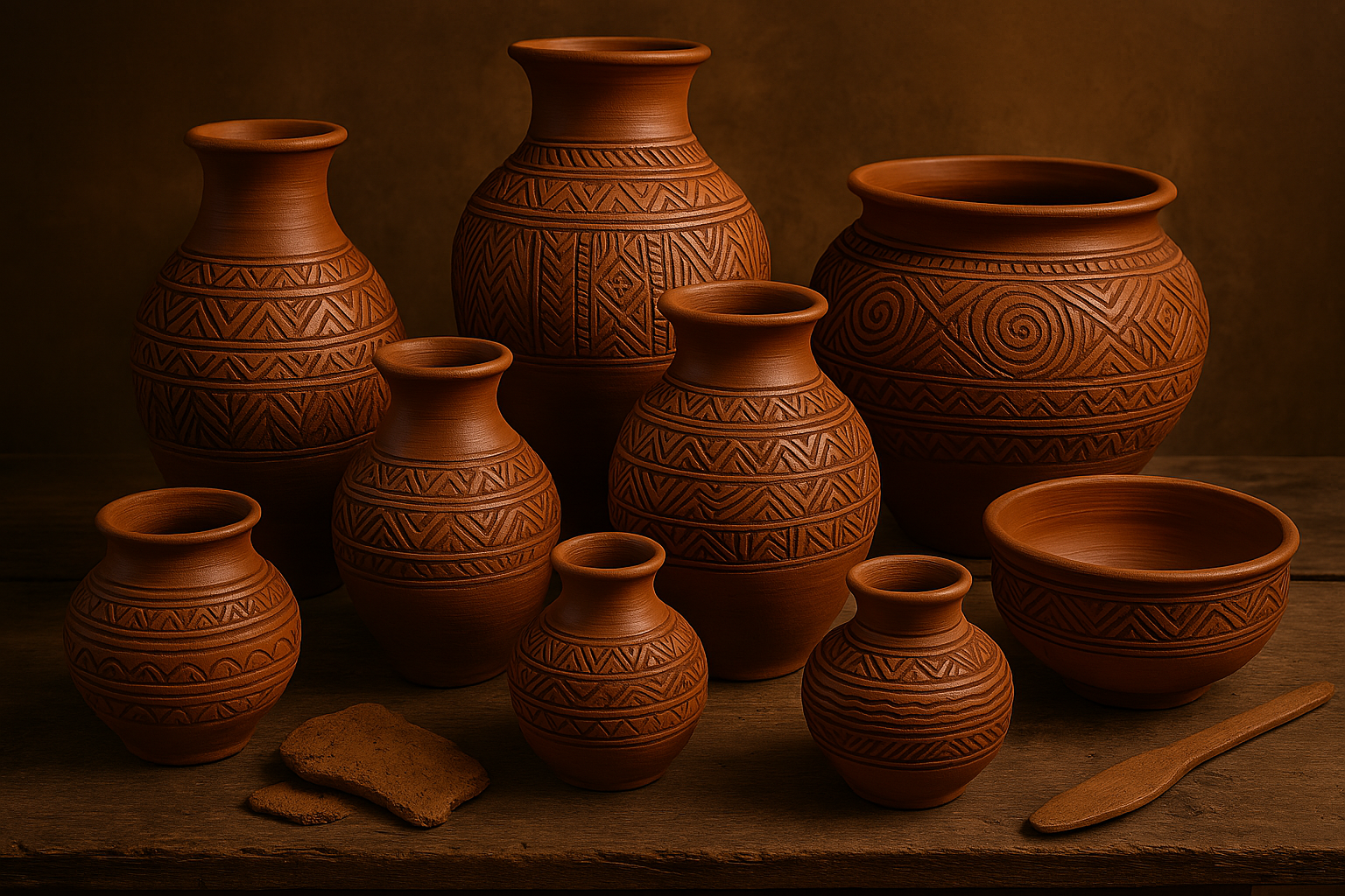 Traditional Kenyan pottery
